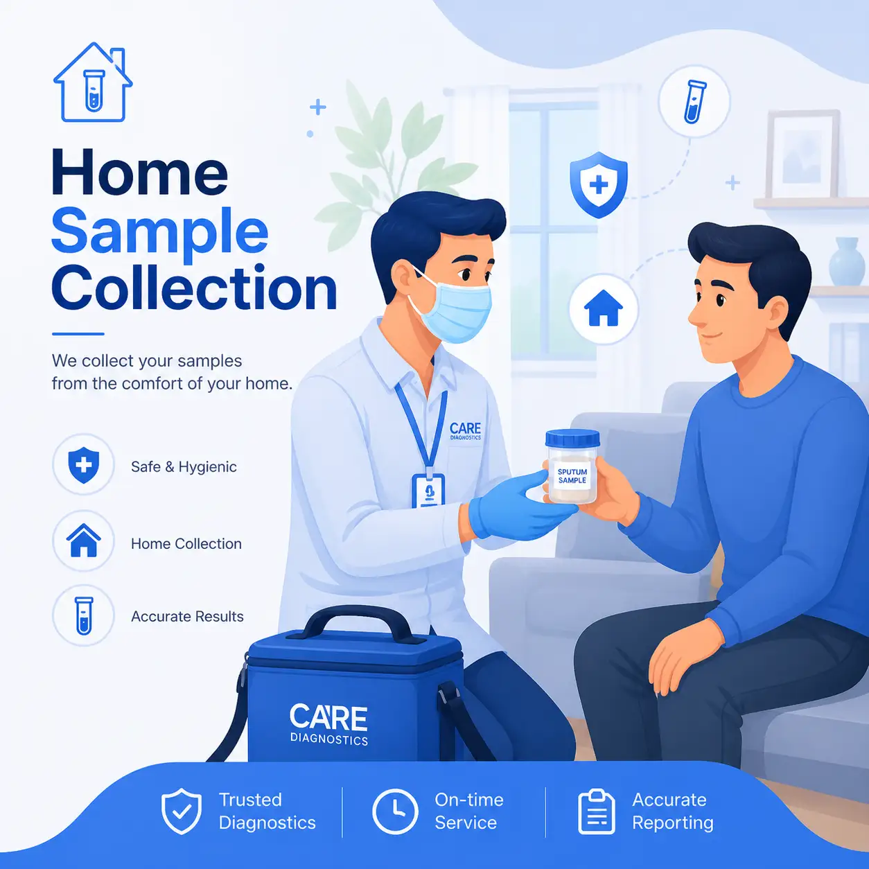 Home sample collection for blood test in Bankura by Ashok Diagnostic
